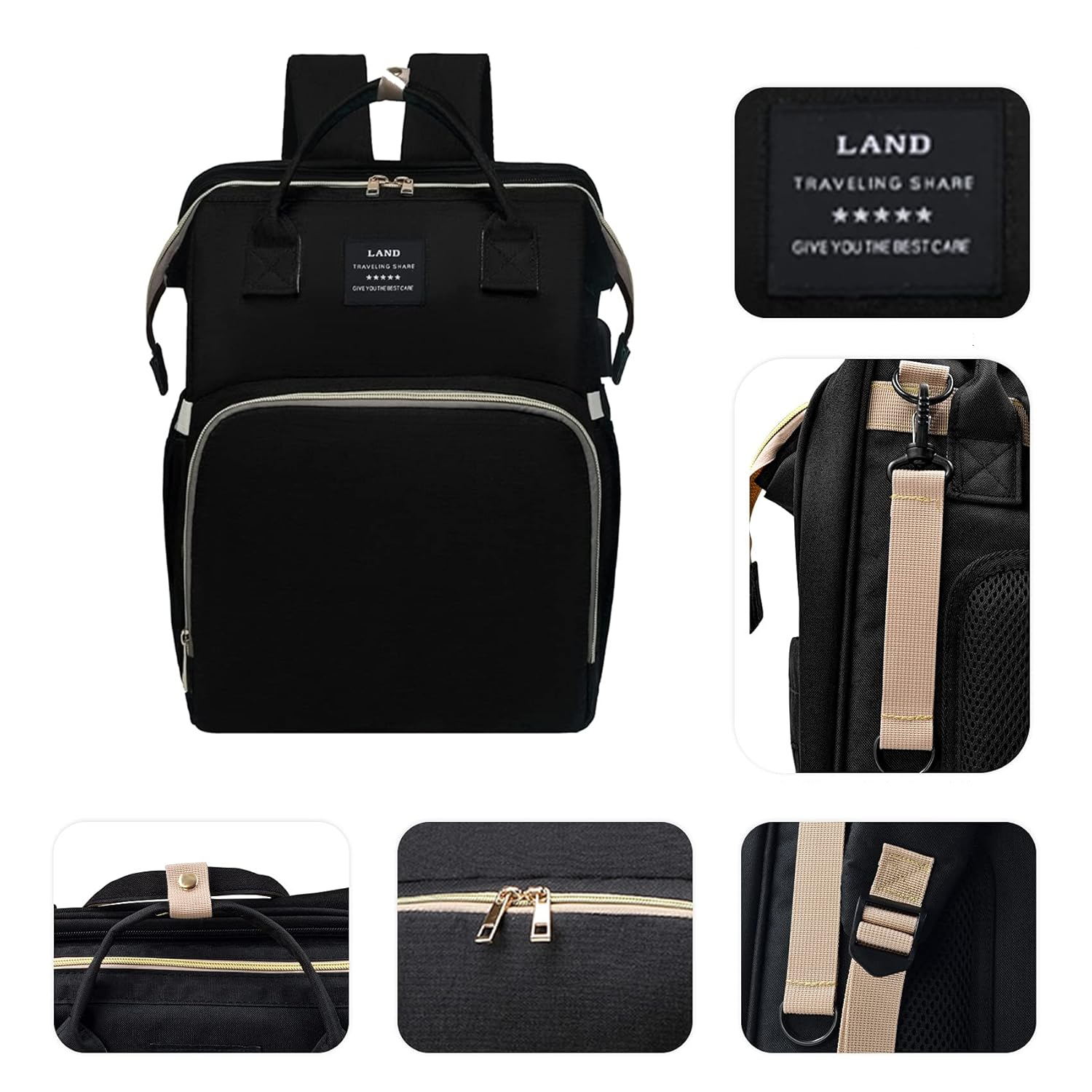 Pañalera Luxury con cambiador incluido